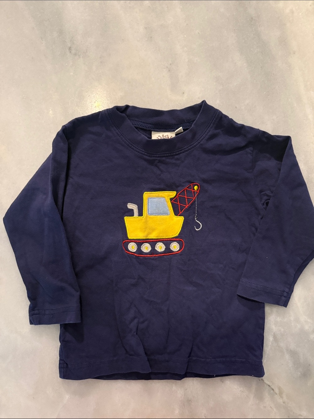 Construction Appliqué LS Shirt